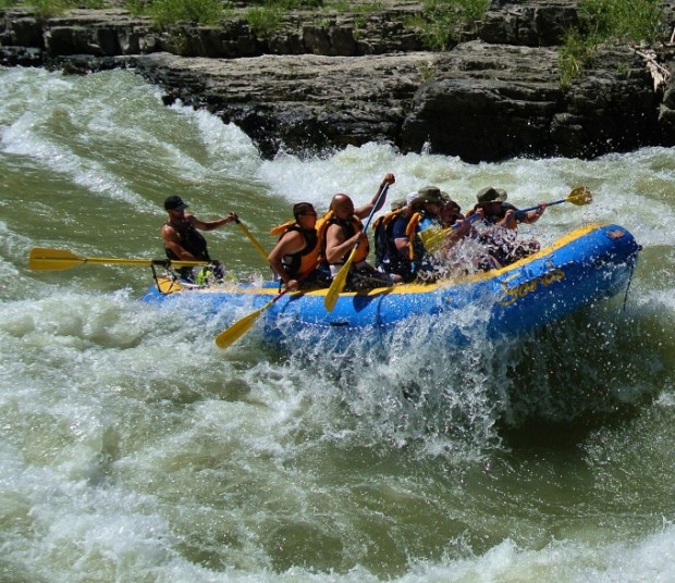 whitewater rafting the snake river wy