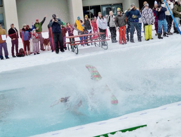 pond skim snow king jackson hole wy