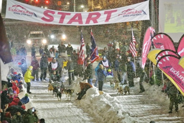 sled dog race start jackson hole wy